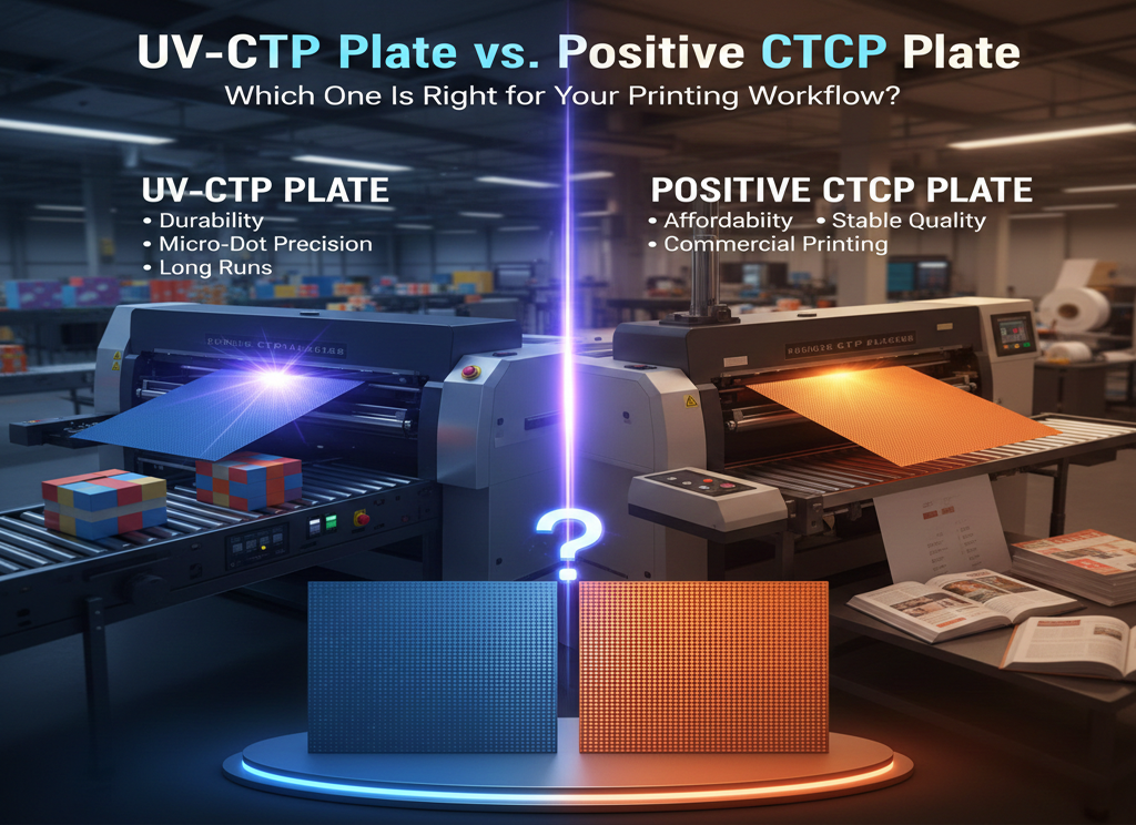 UV-CTP Plate vs. Positive CTCP Plate
