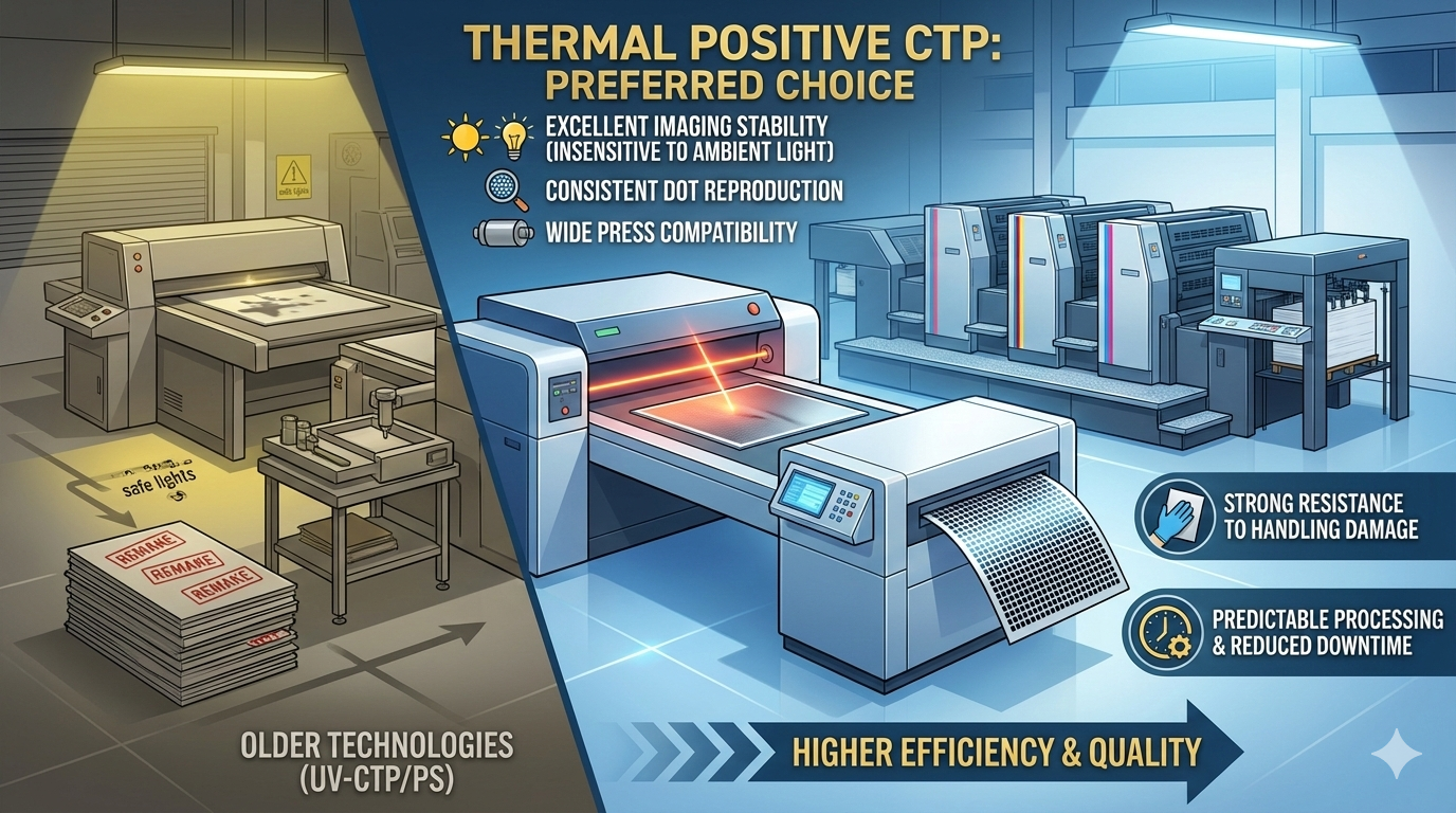 Thermal Positive CTP Plates
