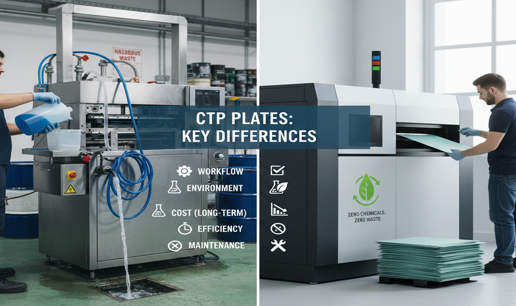 Process Free CTP Plate vs Conventional CTP Plate