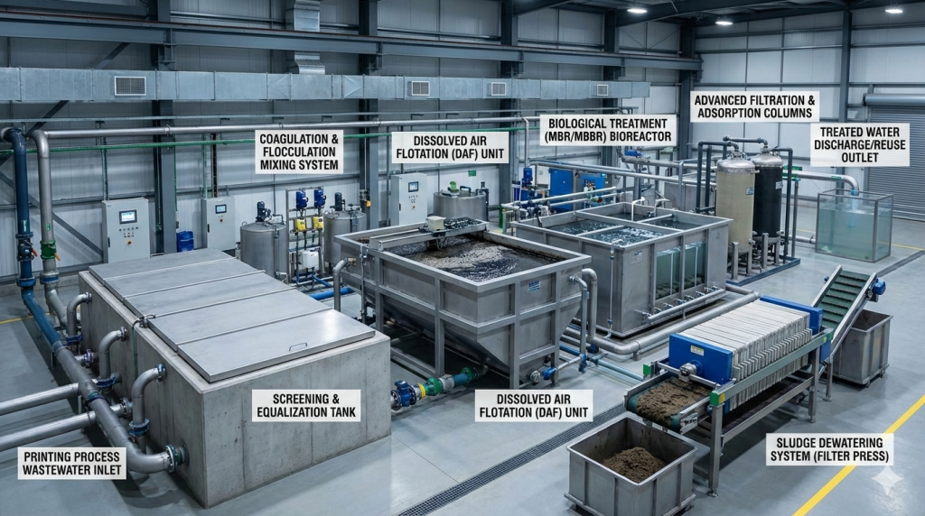 Industry Printing Ink Wastewater Treatment System
