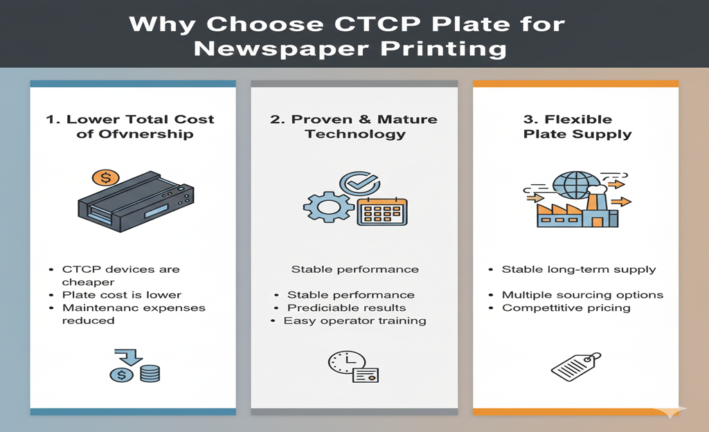 Choose CTCP Plate for Newspaper Printing