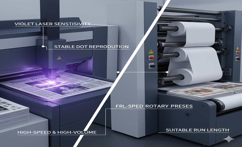 CTCP Plate for Newspaper Printing