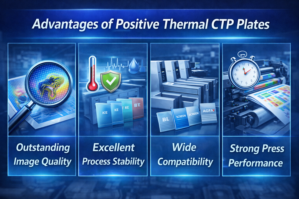 Advantages of Positive Thermal CTP Plates