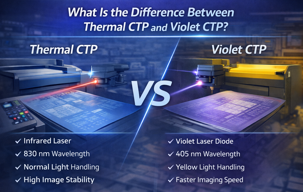 Difference Between Thermal CTP and Violet CTP