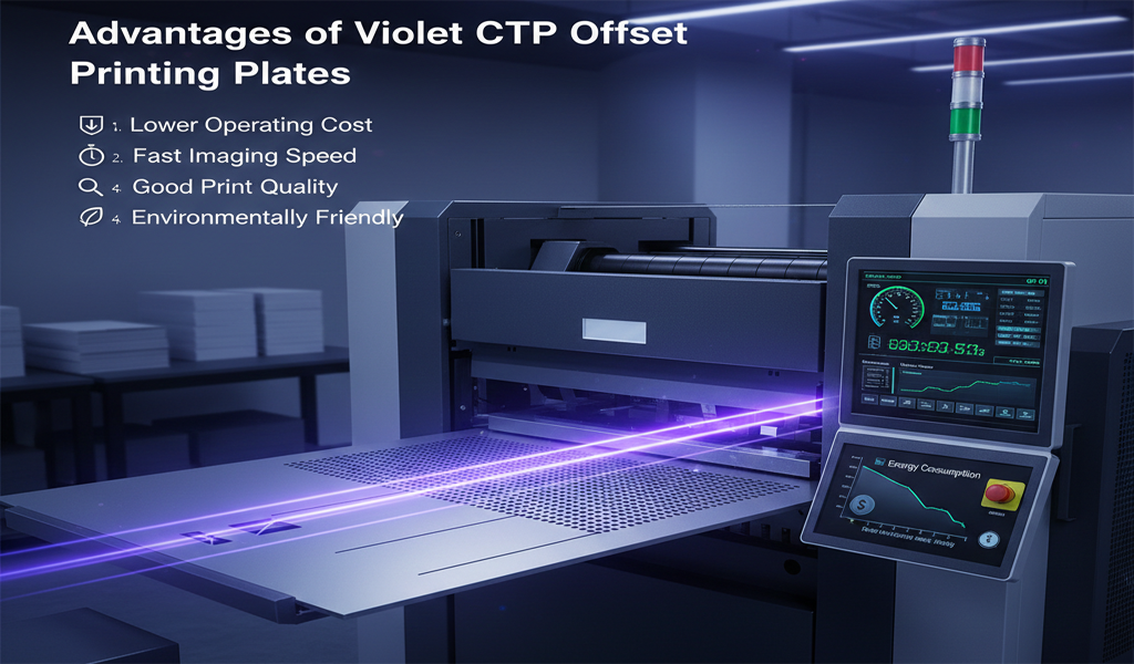 Advantages of Violet CTP Offset Printing Plates