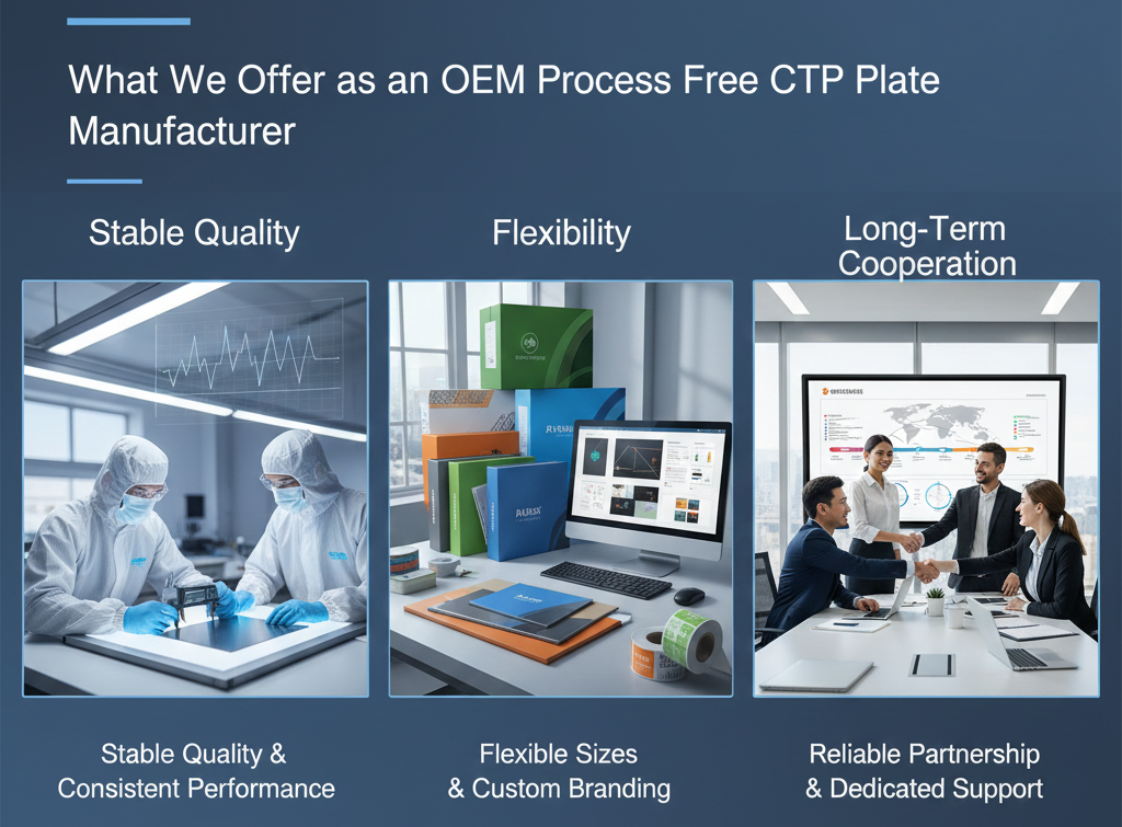 OEM Process Free CTP Plate