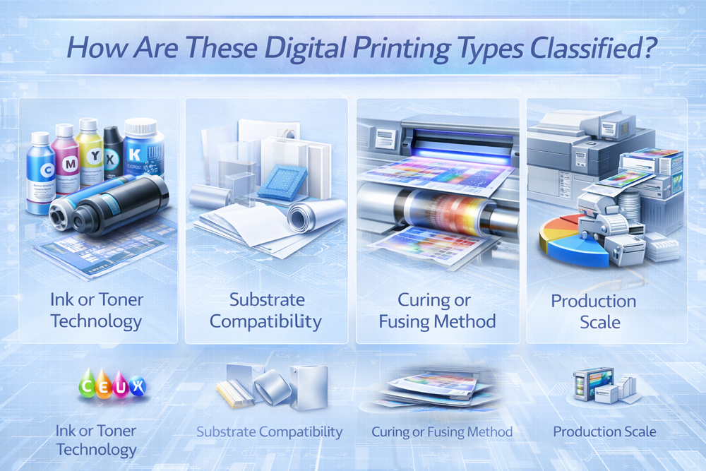 Digital Printing Types Classified