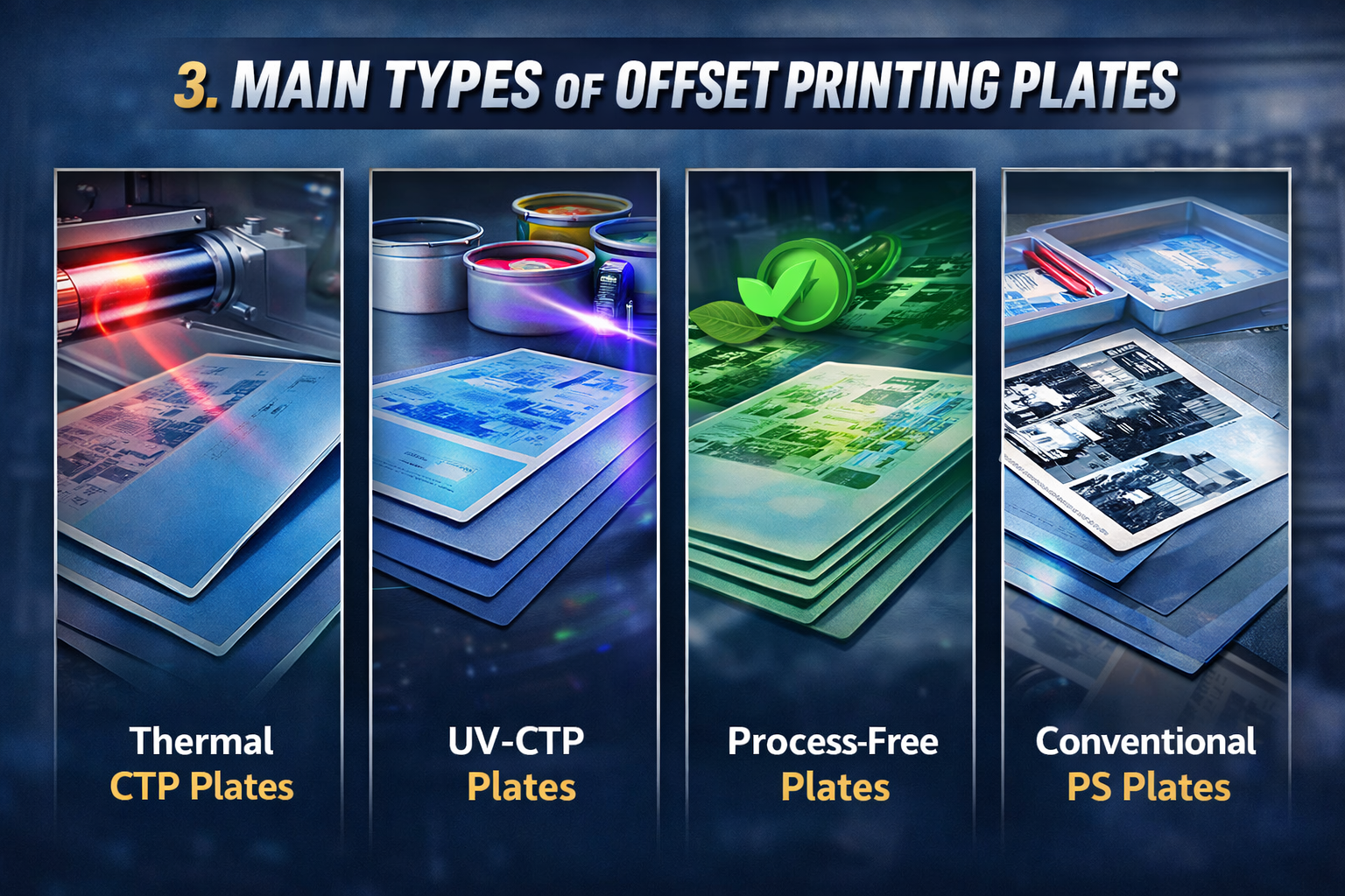 Main Types of Offset Printing Plates
