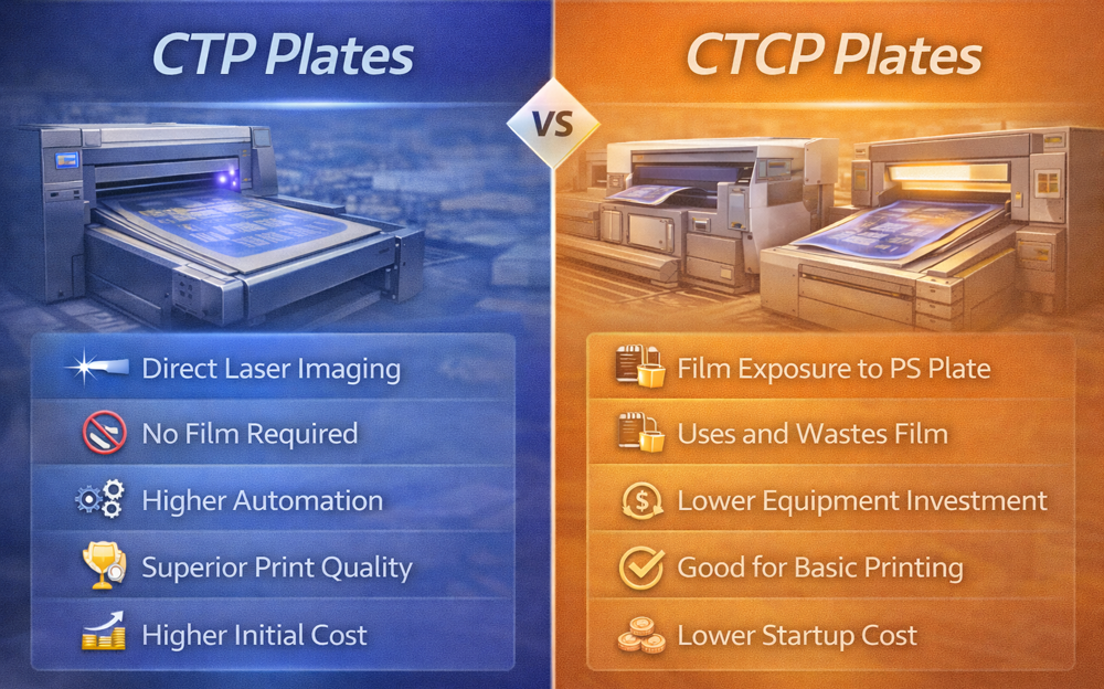 Difference Between CTP and CTCP Plates