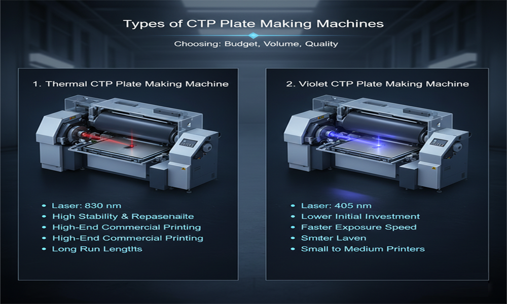Types of CTP Plate Making Machines