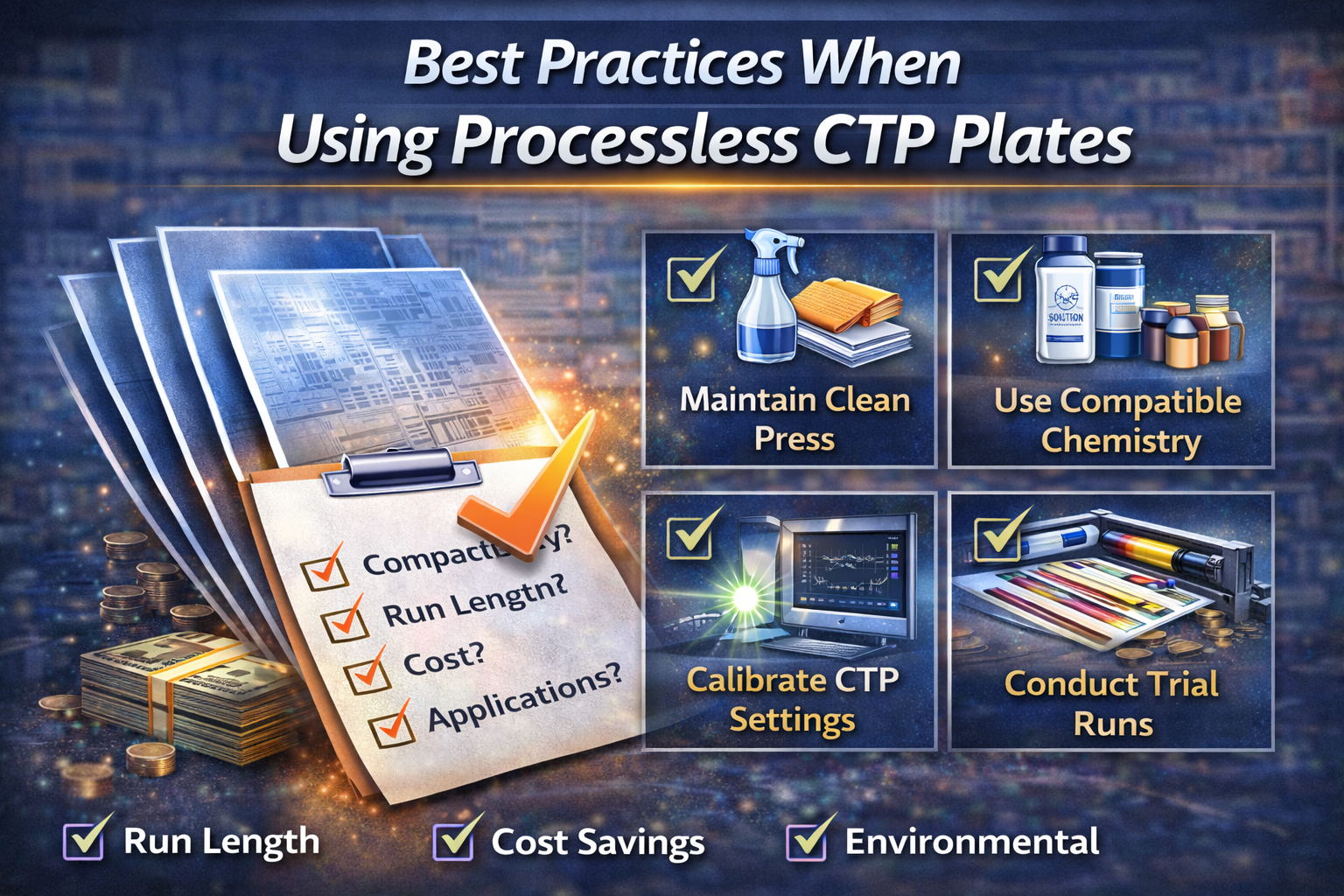 Best Practices When Using Processless CTP Plates