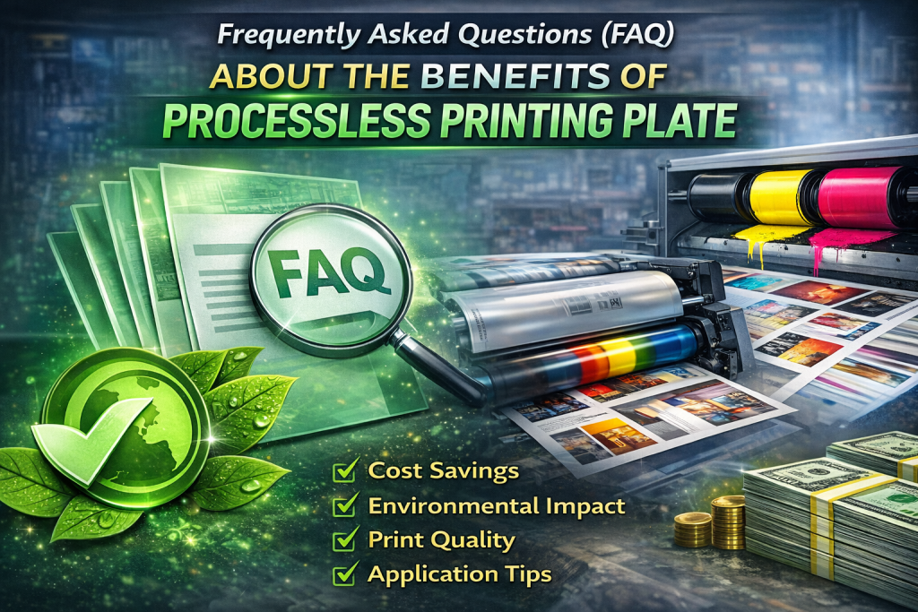 Frequently Asked Questions (FAQ) About the Benefits of Processless Printing Plate