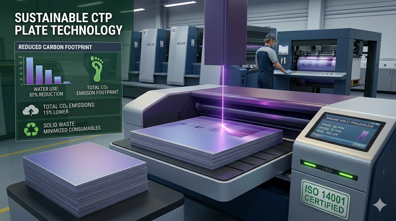 violet processless CTP plates