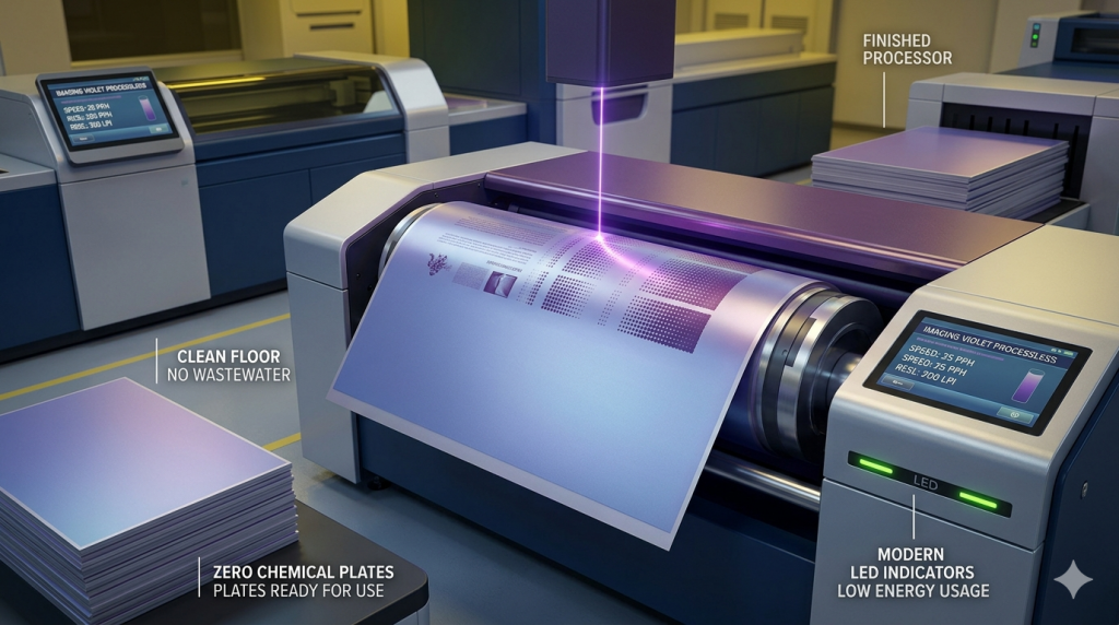 Violet Processless CTP Plates