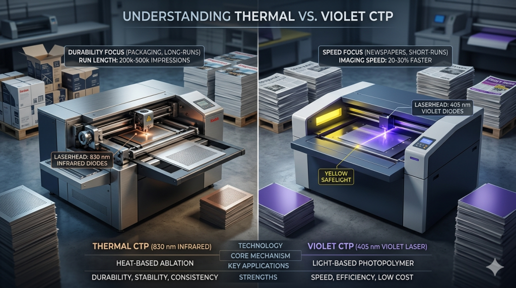thermal CTP vs violet CTP