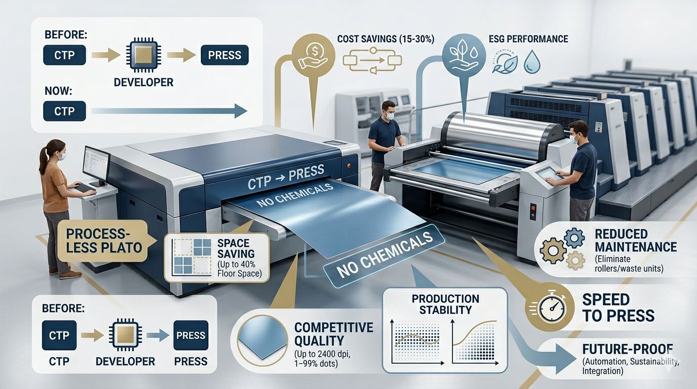 Benefits of Processless Printing Plates