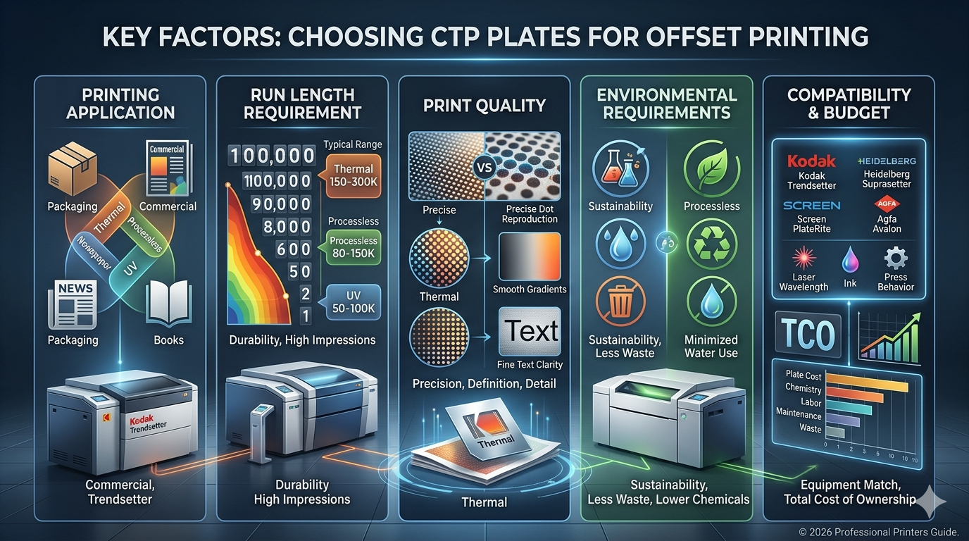 Key Factors When Choosing CTP Plate for Offset Printing