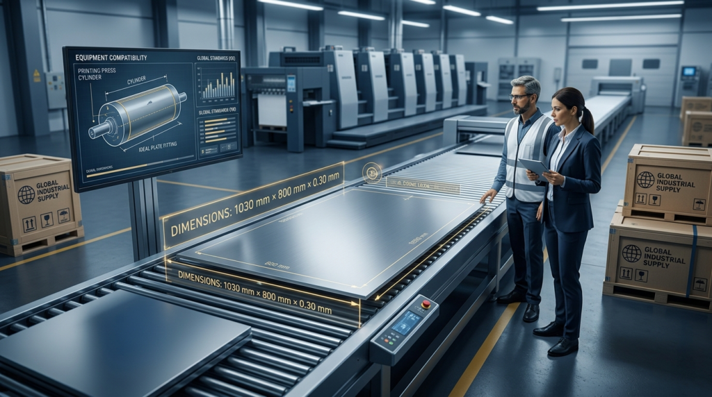 B2B Manufacturing Plate Sizing