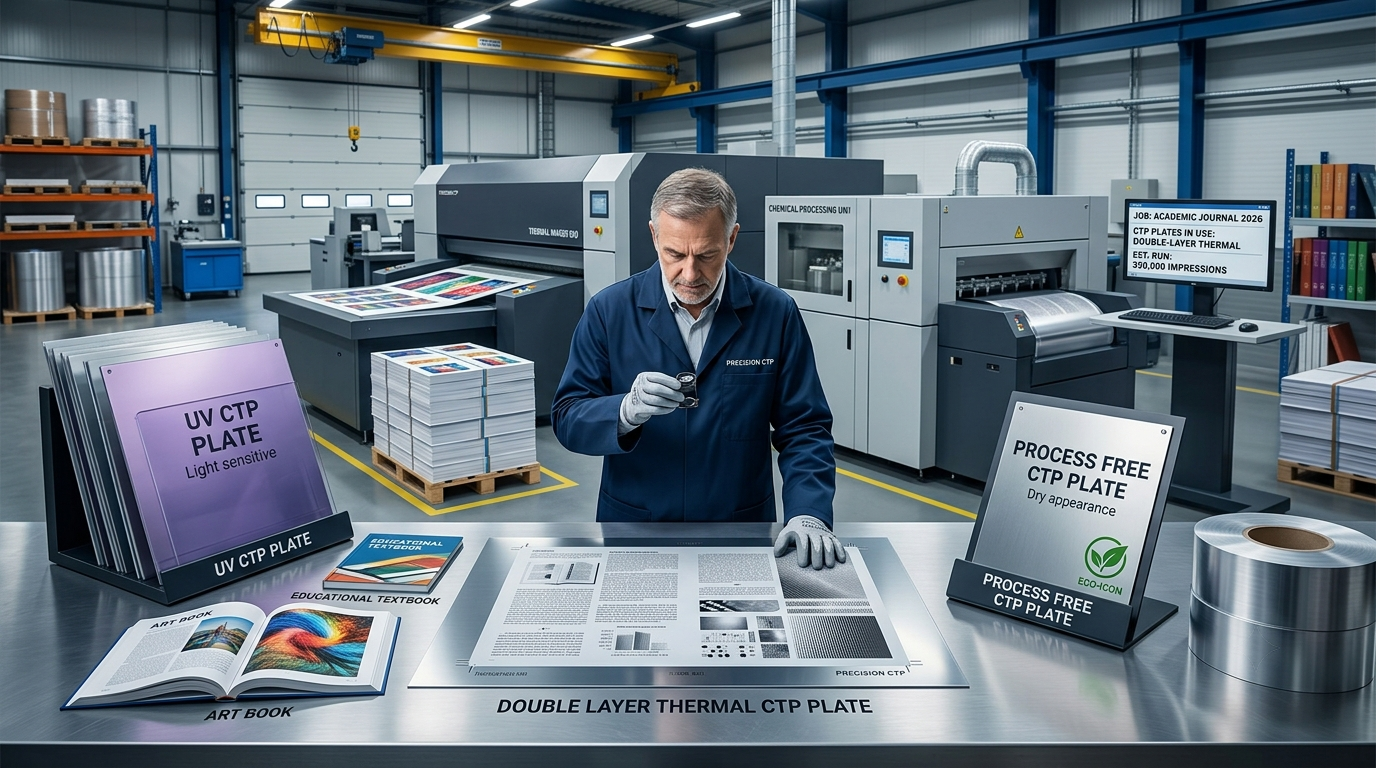 Types of CTP Plates Used in Book Printing