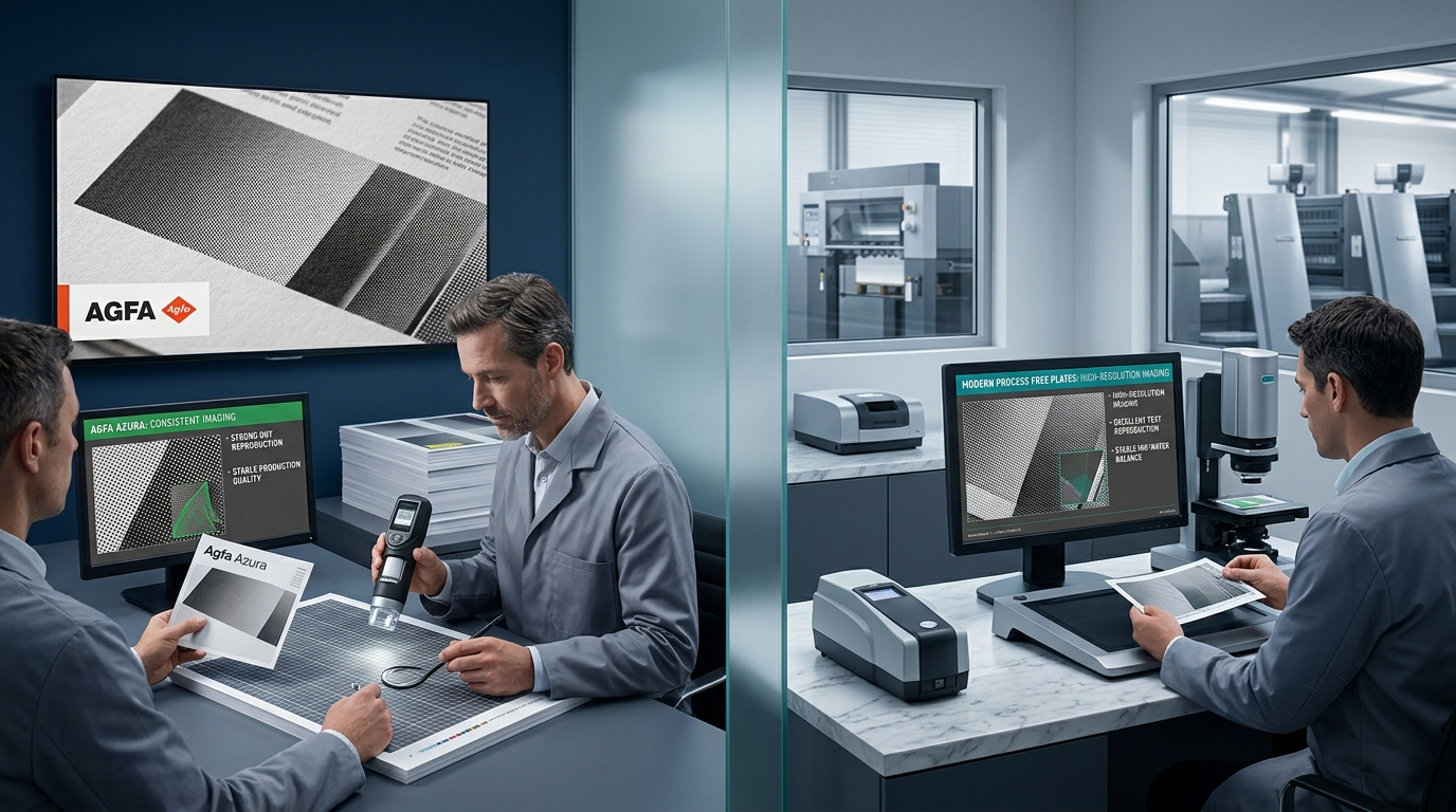 Agfa Azura vs Process Free Plates