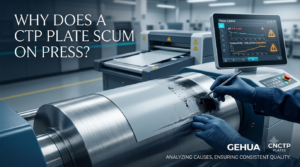 CTP plate scumming