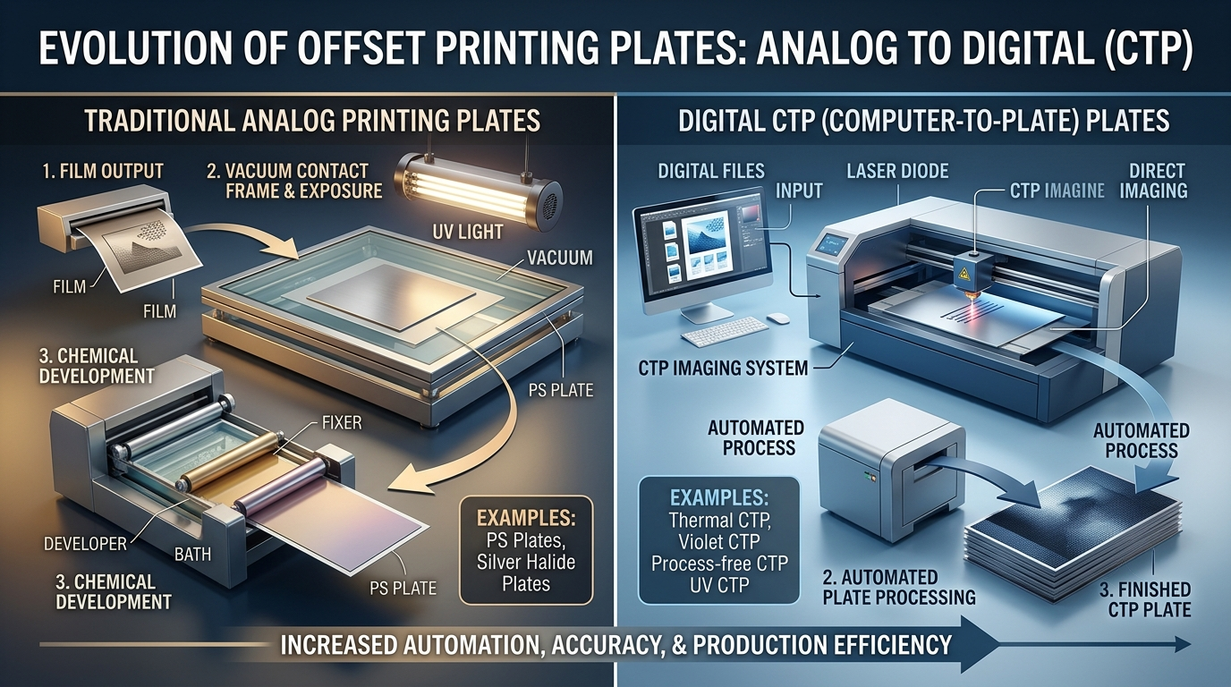 Main Categories of Offset Printing Plates