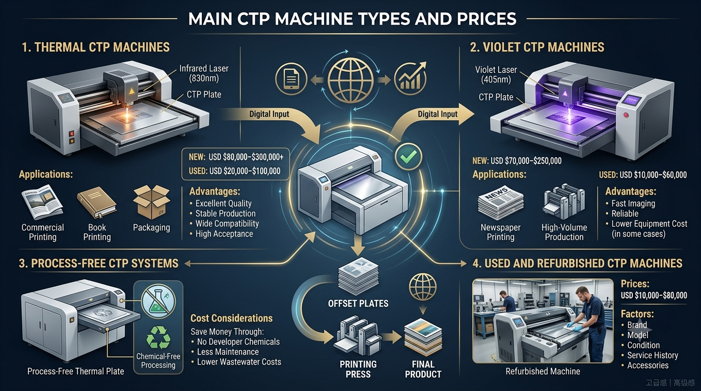 Main Types of CTP Machines and Their Prices