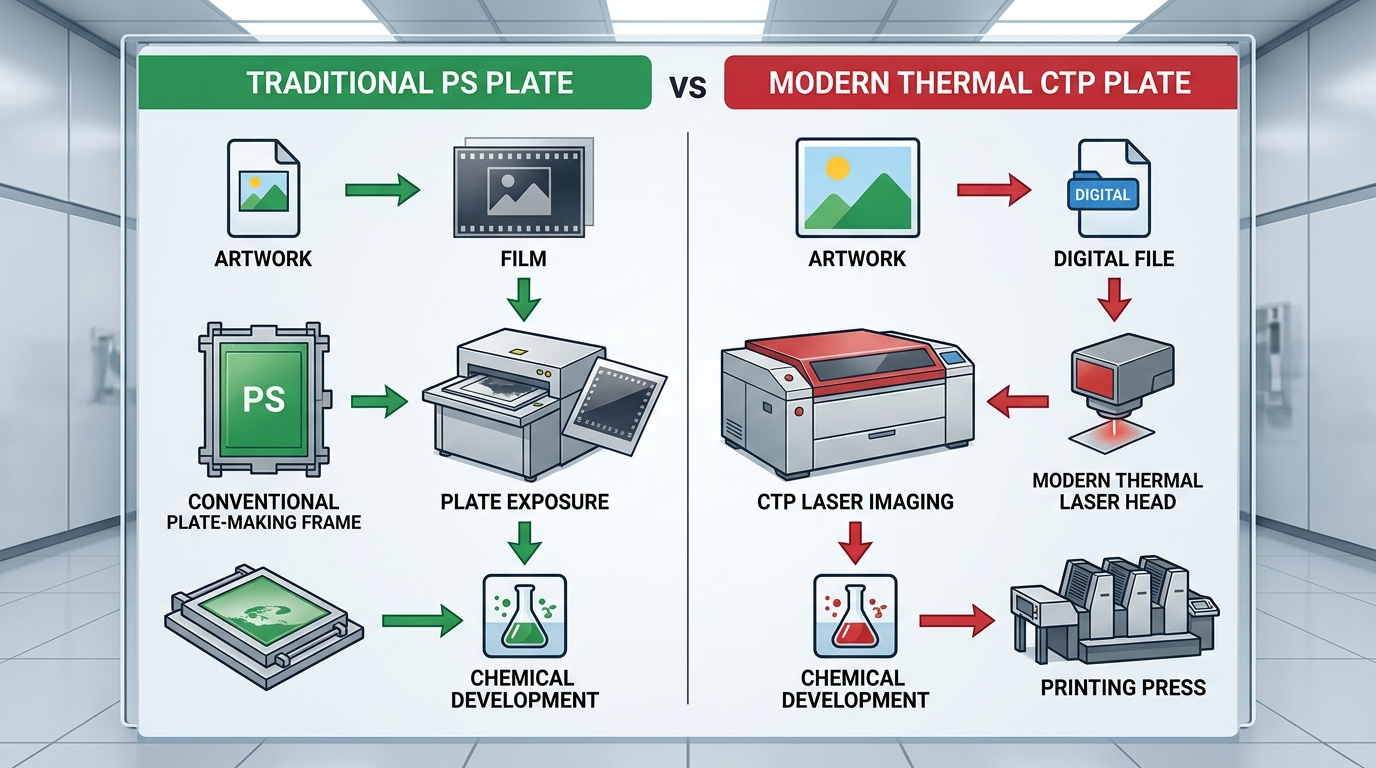 PS Plates vs Thermal CTP Plates